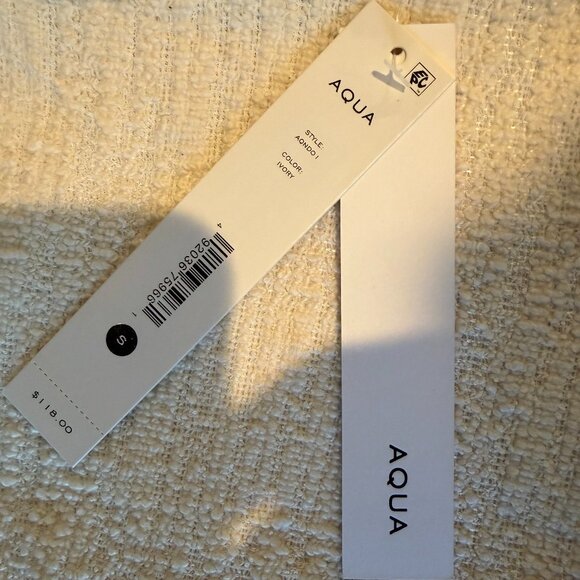 NWT!!  AQUA Puff Sleeve Ruffle Bottom Dress - Picture 4 of 6